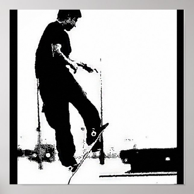 Gehen und Skate Poster (Vorne)