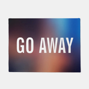 Gehen weg - Introvert lustige Fußmatte