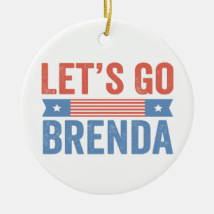 Gehen wir die amerikanische Wahl in Brenda durch Keramik Ornament