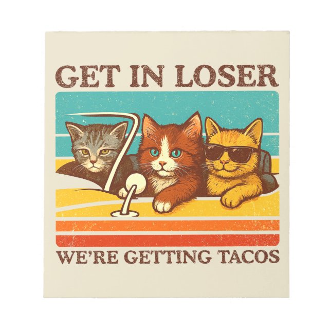 Gehen wir locker in Tacos Notizblock (Vorderseite)