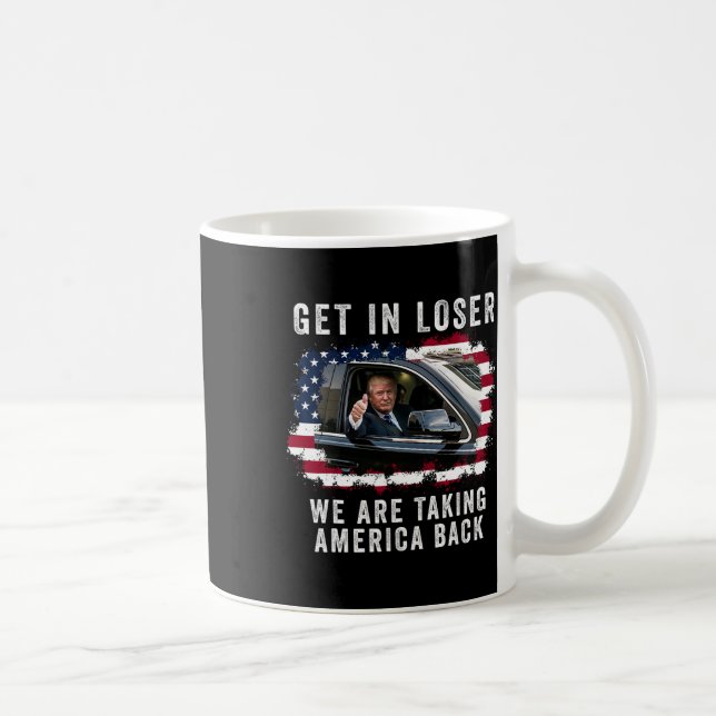 Gehen wir locker und bringen Amerika zurück 1 Kaffeetasse (Rechts)