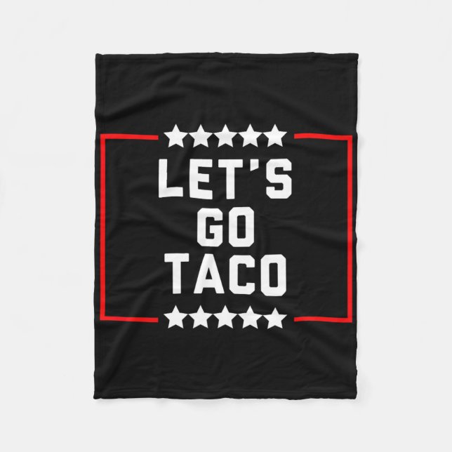 Gehen wir Taco 16 Fleecedecke (Vorderseite)