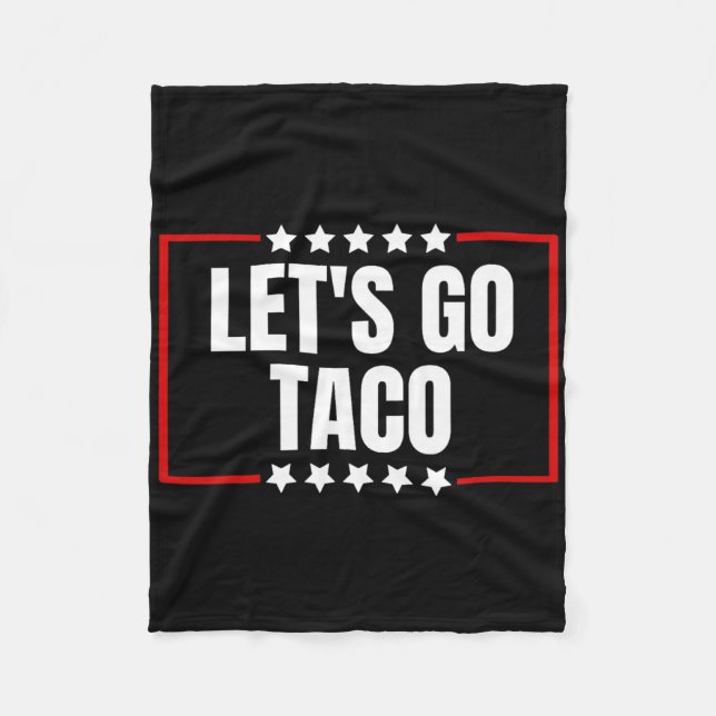 Gehen wir Taco 33 Fleecedecke (Vorderseite)