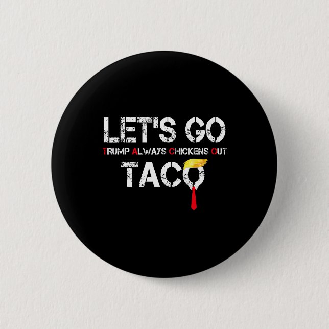 Gehen wir Taco Funny Lass Go Taco Shirt Männer Fra Button (Vorderseite)