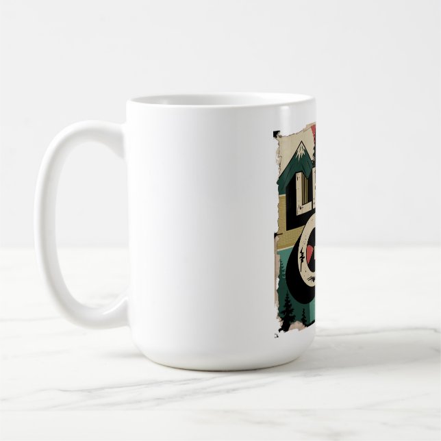 Gehen wir Vintag klassisch - Retro-Tasse Kaffeetasse (Links)