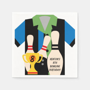 Gehen wir zum Bowling von Custom Birthday Paper Na Serviette