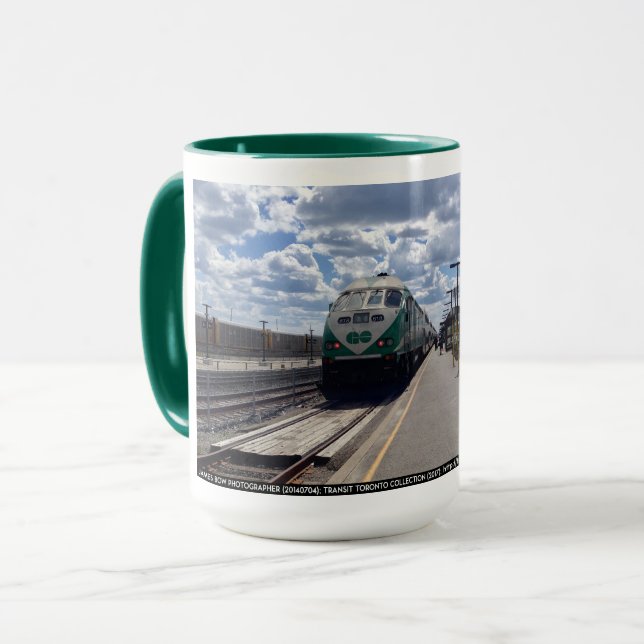 GEHEN Zug-Himmel-Tasse Tasse (Vorderseite Links)