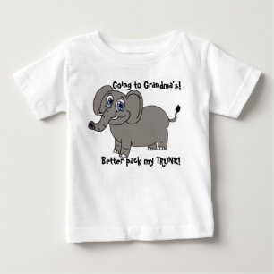 Gehen zur Elefant-Säuglings-dem T - Shirt der