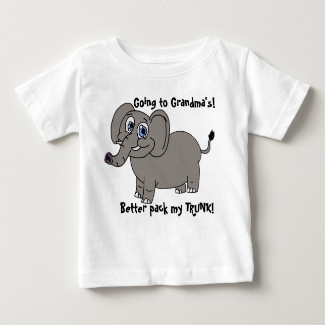 Gehen zur Elefant-Säuglings-dem T - Shirt der (Vorderseite)