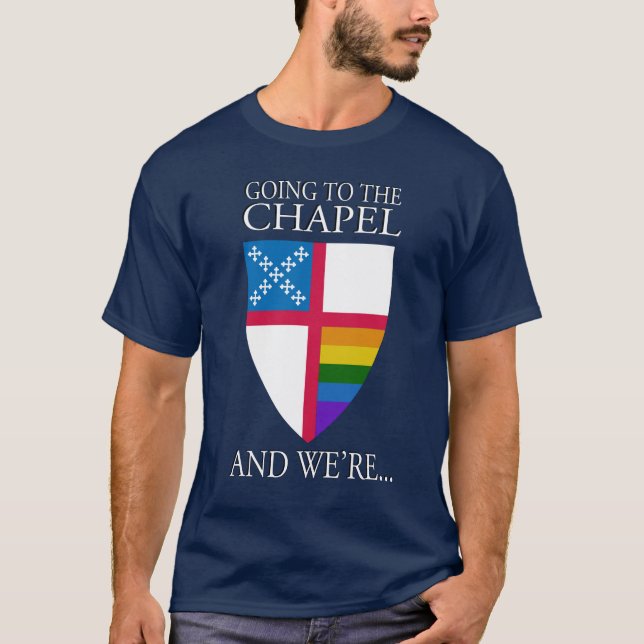 Gehen zur Kapelle LGBTQ T-Shirt (Vorderseite)