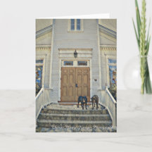 Gehen zur Kapellen-Größengleichgruß-Karte