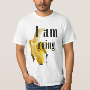 Gehende Bananen mit Bananenbild T-Shirt