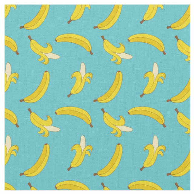 Gehende Bananen Stoff (Nahaufnahme)