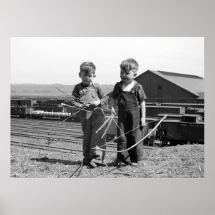 Gehende Jagd: Dreißigerjahre Poster