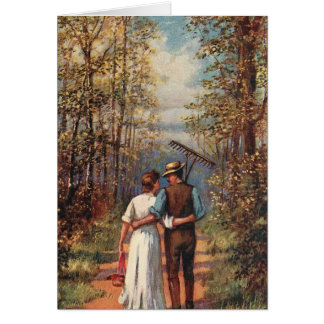 Gehende Paare von der Arbeit