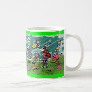 gehende Plätze Tasse