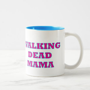 "Gehende tote Mutter " Zweifarbige Tasse
