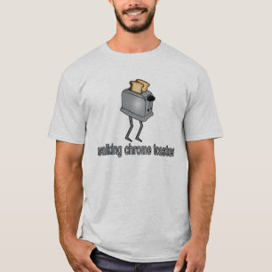 Gehender Chrom-Toaster T-Shirt