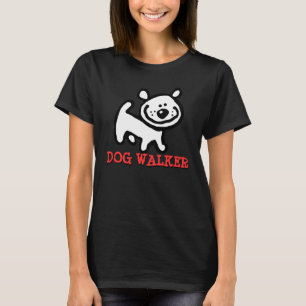 Gehender Service.Walker.w/custom Text des Hund T-Shirt