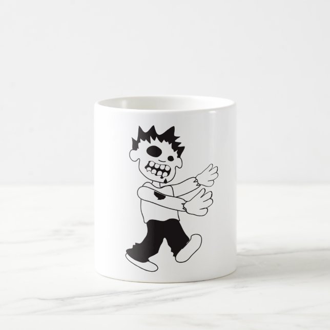 Gehender Zombie Tasse (Mittel)