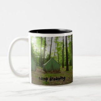 Gehendes Camping 2010 Zweifarbige Tasse