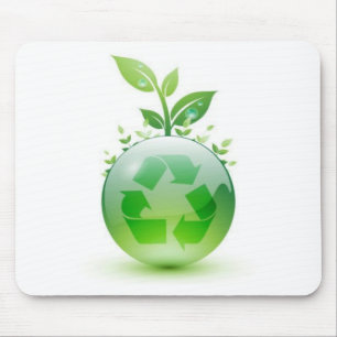 Gehendes Grün Mousepad