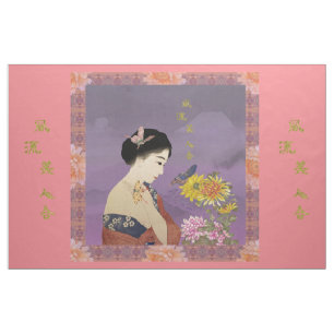 Gehendes japanisches Gewebe Stoff