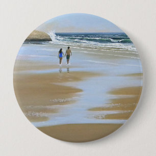 Gehendes Knopf ~ der Strand Button