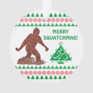 Gehendes Sasquatch lustiges Weihnachten Z Bigfoot Ornament