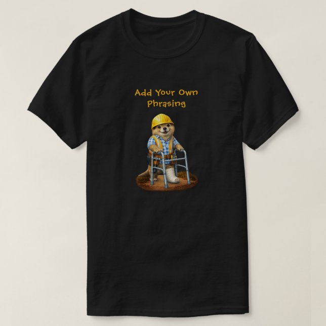 "Gehhilfe" T-Shirt (Design vorne)