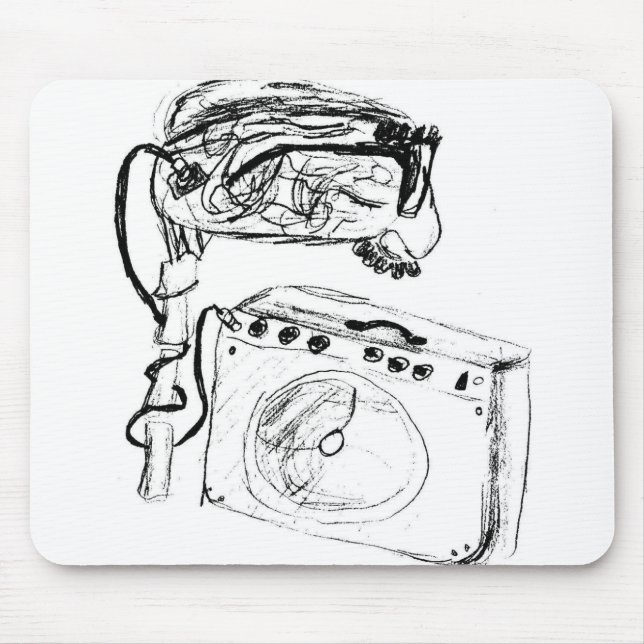 Gehirn-Ampere-Mausunterlage Mousepad (Vorne)