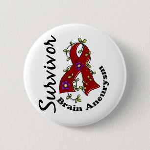 Gehirn-Aneurysma-Überlebender 15 Button