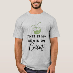 Gehirn auf Cricut T-Shirt