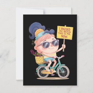 Gehirn auf Pause: Das bin ich! Jetzt Postkarte