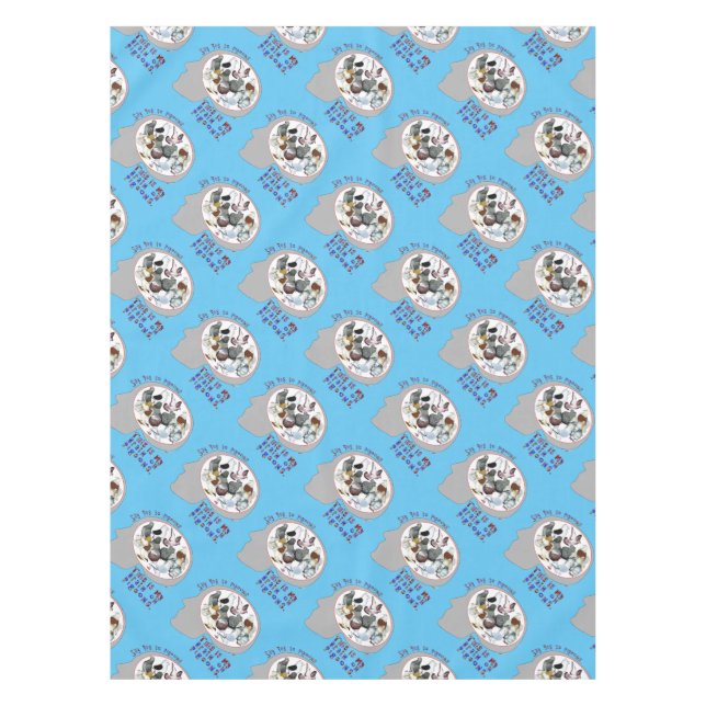 Gehirn auf Tauben Tischdecke (Vorderseite)