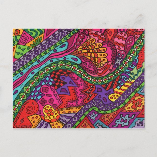Gehirn-Gelände #89 Postkarte (Vorderseite)