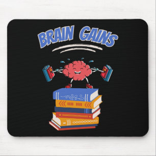 Gehirn gewinnt Lesen Lehrer Buchliebhaber Zurück z Mousepad