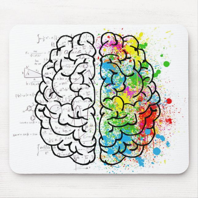 Gehirn Mousepad (Vorne)