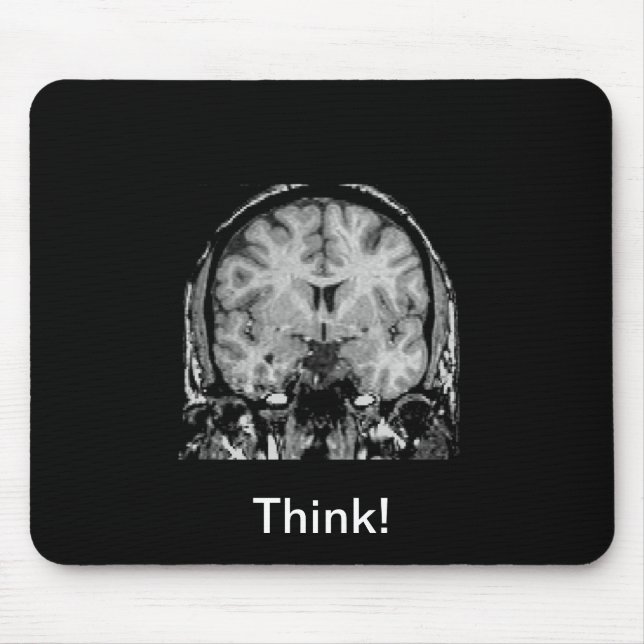 Gehirn MRI, Kranzscheibe Mousepad (Vorne)