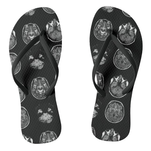 Gehirn-MRT-Scan Flip Flops (Fußbett)