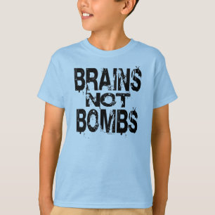 Gehirn-nicht Bomben T-Shirt