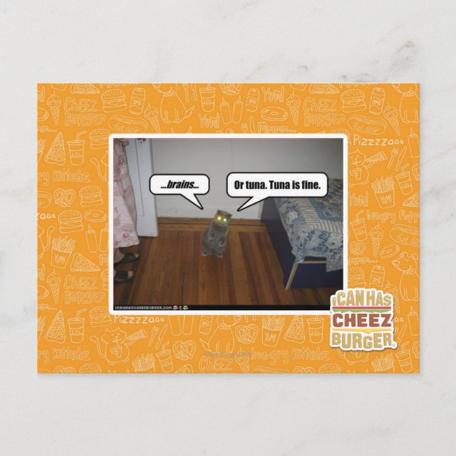 Gehirn Postkarte (Vorderseite)