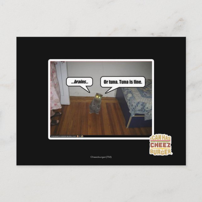 Gehirn Postkarte (Vorderseite)