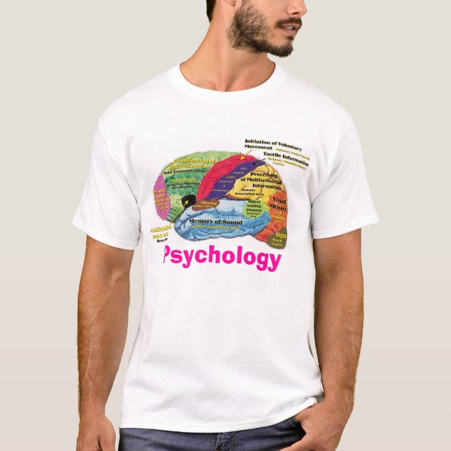 Gehirn-Psychologie T-Shirt (Vorderseite)