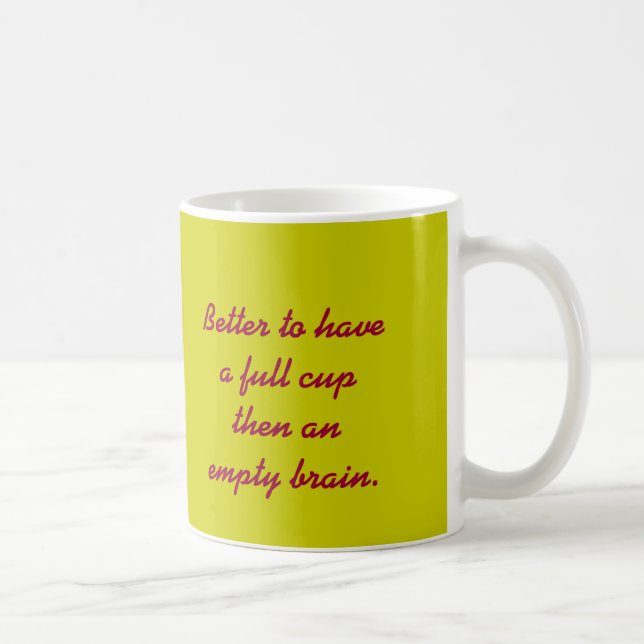 Gehirn-Tasse Tasse (Rechts)