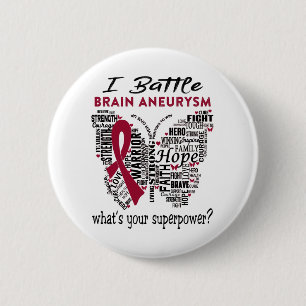 Gehirnaneurysm-Awareness Montag Band Geschenke Button