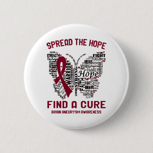 Gehirnaneurysm-Awareness Montag Band Geschenke Button