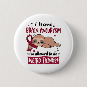 Gehirnaneurysm-Awareness Montag Band Geschenke Button