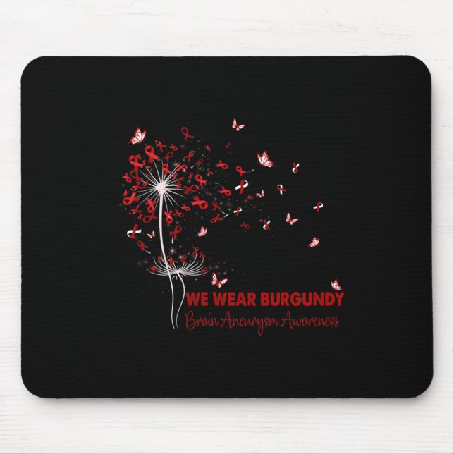 Gehirnaneurysm Bewusstsein Glaube Hoffnung Liebe L Mousepad (Vorne)