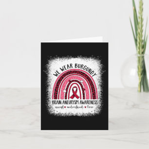 Gehirnaneurysma Awareness Apparel Phantastisches T Karte
